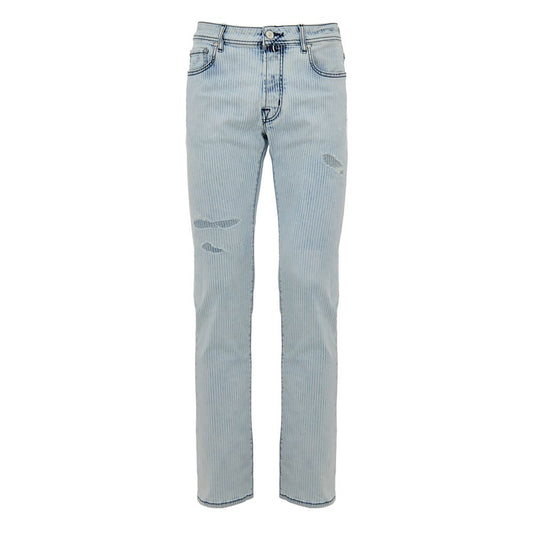 Jacob Cohen Blue Cotton Skinny Jeans Jacob Cohen
