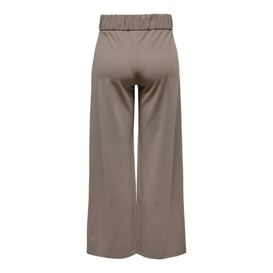 Jacqueline De Yong Brown Polyester Pant