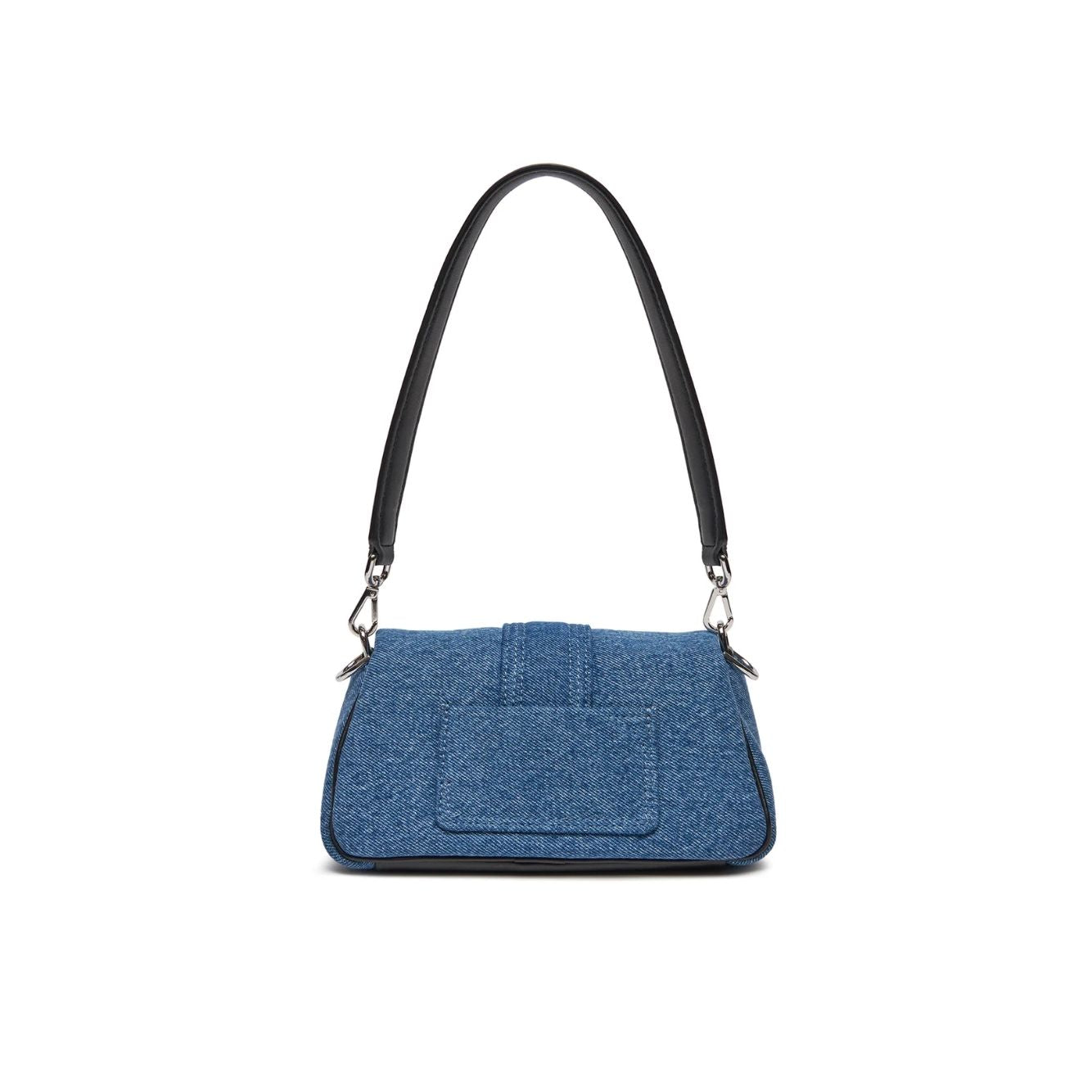 Front view with bag zipped and handles upright.