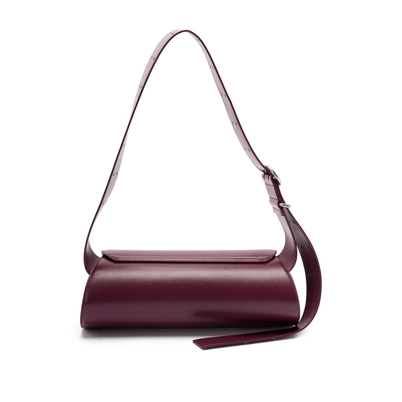 Jil Sander Cannolo small leather shoulder bag