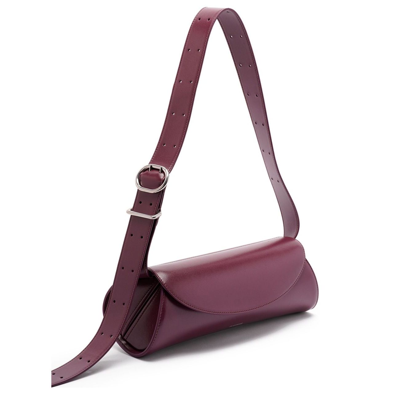 Jil Sander Cannolo small leather shoulder bag