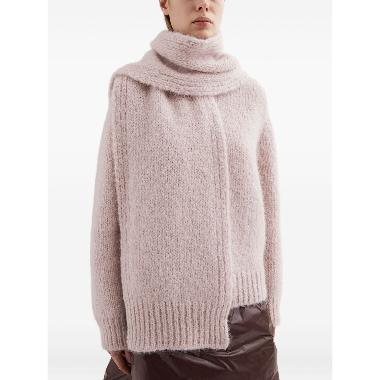 Jil Sander Plus Knitted wool Scarf