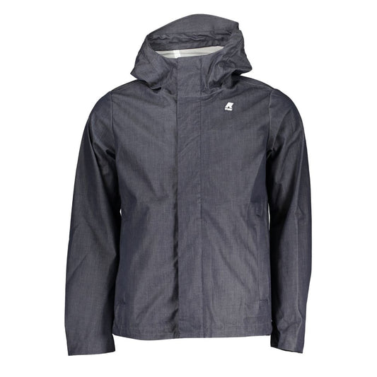 K-WAY Blue Cotton Men Jacket
