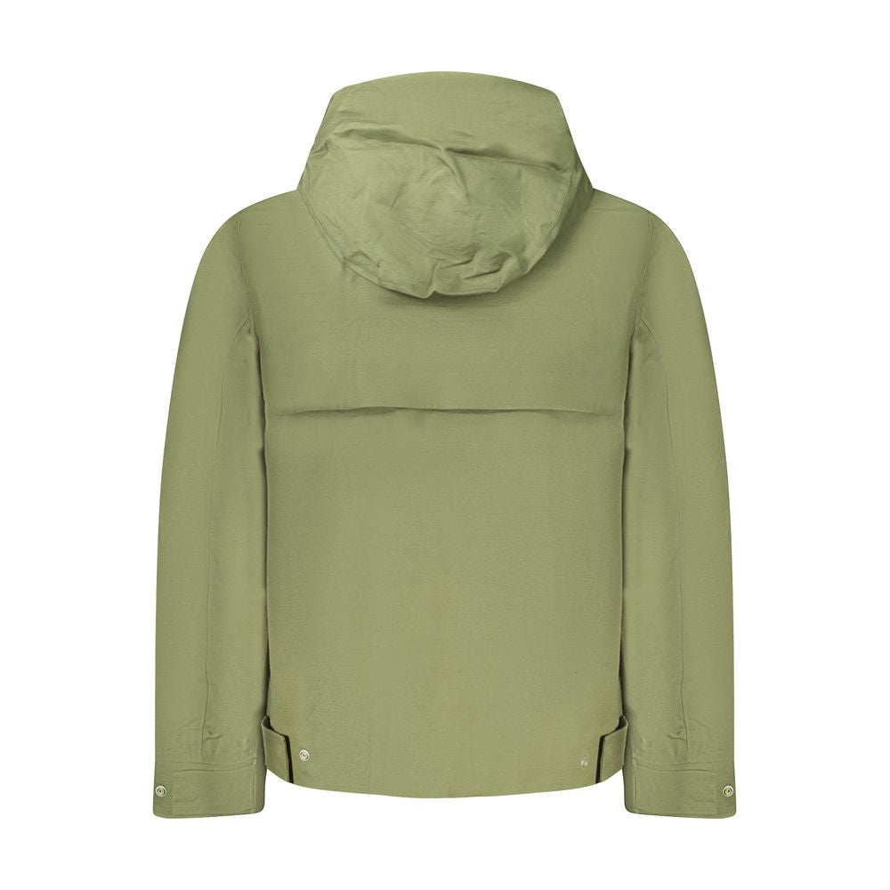 K-WAY Green Cotton Men Jacket