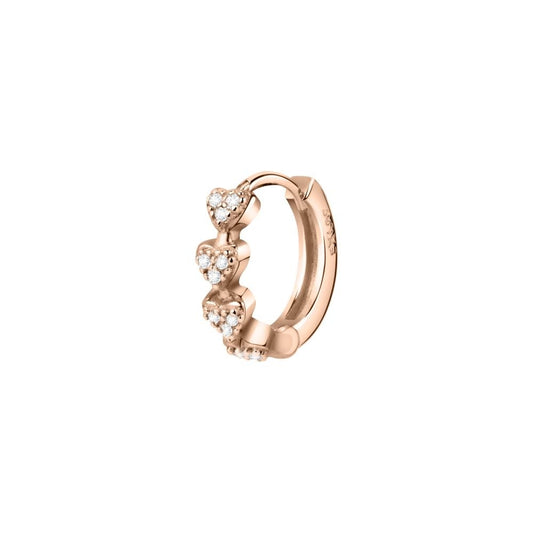 LA PETITE STORY Mod. LPS02ARQ107 single brass lady earring with heart design
