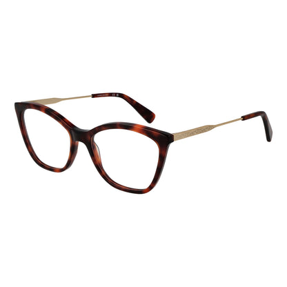 LONGCHAMP MOD. LO2692 54230 lady's tortoiseshell eyeglasses with gold temples.