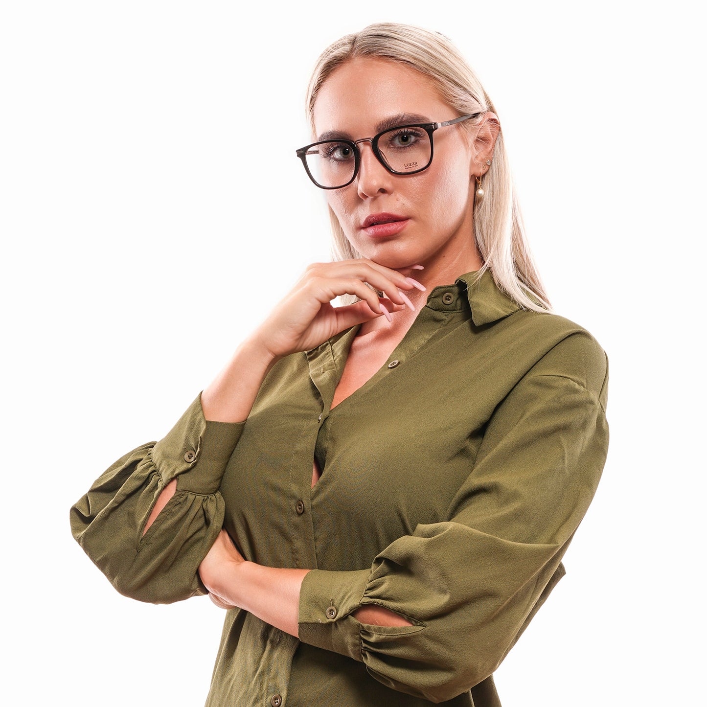 LOZZA MOD. VL4152 500BLK SUNGLASSES & EYEWEAR