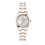LUCIEN ROCHAT MOD. R0453114503 ladies wristwatch with silver case and mother of pearl dial, quartz movement.