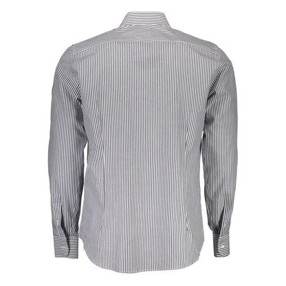 La Martina Blu Cotton Men Shirt