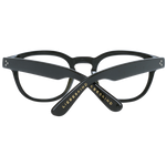 Liebeskind Chic Black Rectangle Designer Frames for women, elegant Italian-made eyewear with durable plastic construction.