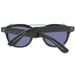 Liebeskind Chic Black Rectangle Designer Frames for women with sleek black Italian-crafted plastic construction and demo lenses.