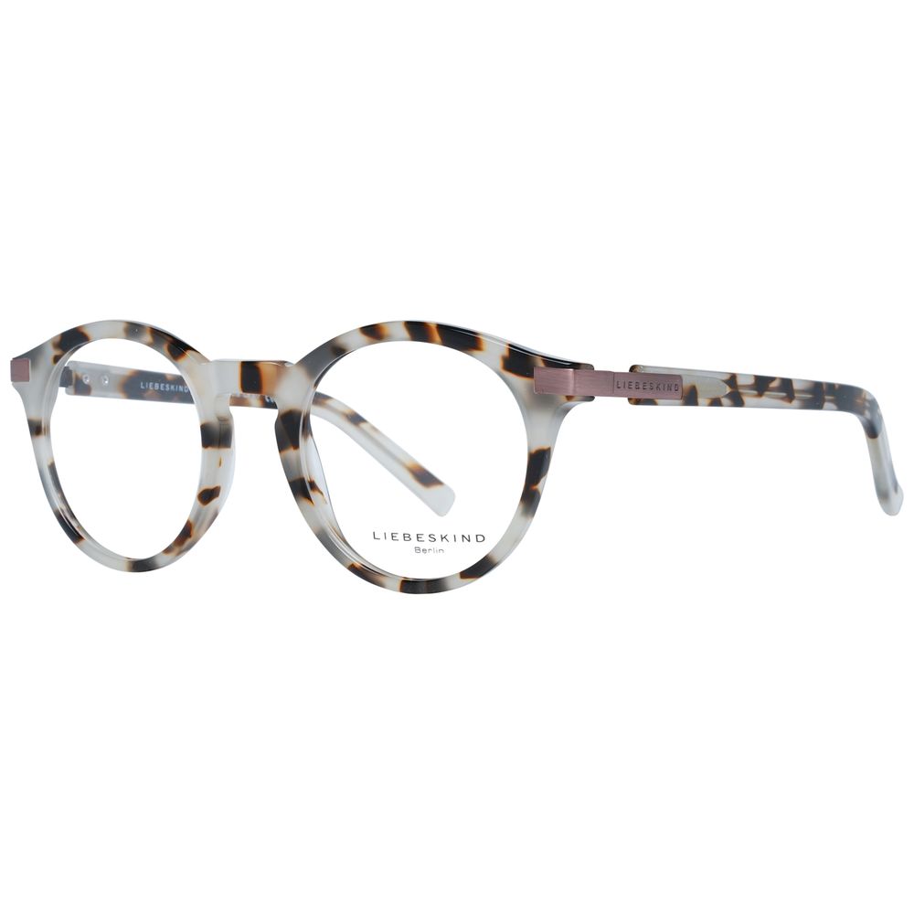 Liebeskind Gray Plastic Frames with tortoiseshell pattern, unisex design, lens/bridge/temple size 49/22/137mm.