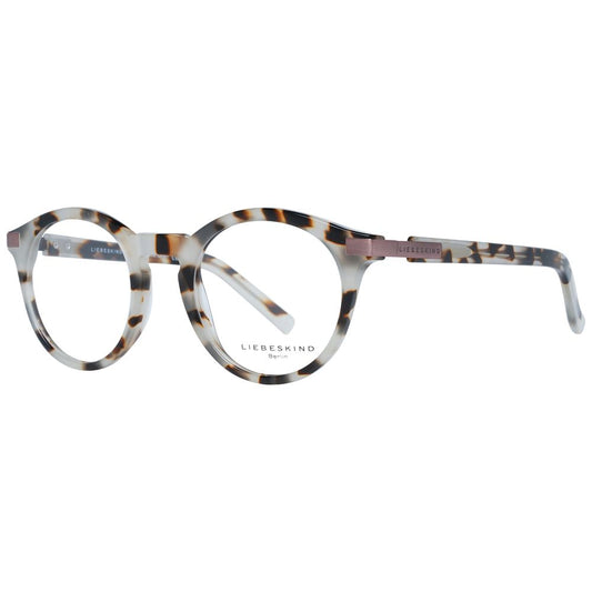 Liebeskind Gray Plastic Frames with tortoiseshell pattern, unisex design, lens/bridge/temple size 49/22/137mm.