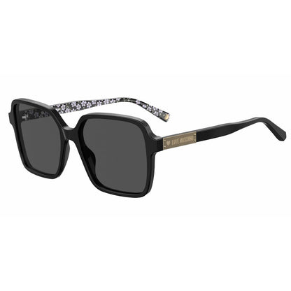 Love Moschino Black Acetate Sunglasses