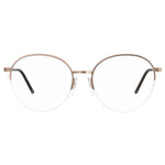 Love Moschino Gold Metal Frames - Women's Mosschino MOL569-DDB glasses in gold copper with metal frame, size 52/17/140mm.