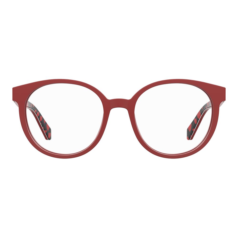 Love Moschino Multicolor Acetate Frames, women's 52/18/140 mm glasses in grid color, MOL584-C9A.
