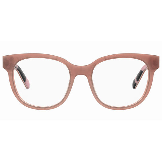 Love Moschino Orange Acetate Frames MOL599IGFF118 in stylish design, measurements 51/18/140 mm, ideal for fashion-conscious women.