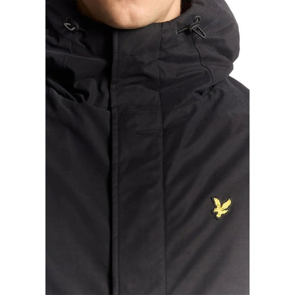 Lyle & Scott Black Polyester Parka 1728,71956299936,Black,Clothing,IT48 | L,Jackets & Coats - Clothing,Lyle & Scott,Men,New with tags,Parkas - Jackets & Coats - Clothing