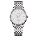 MIDO MOD. BARONCELLI stainless steel men's watch, 40mm case, automatic movement, water resistant, sapphire dial, Swiss made.