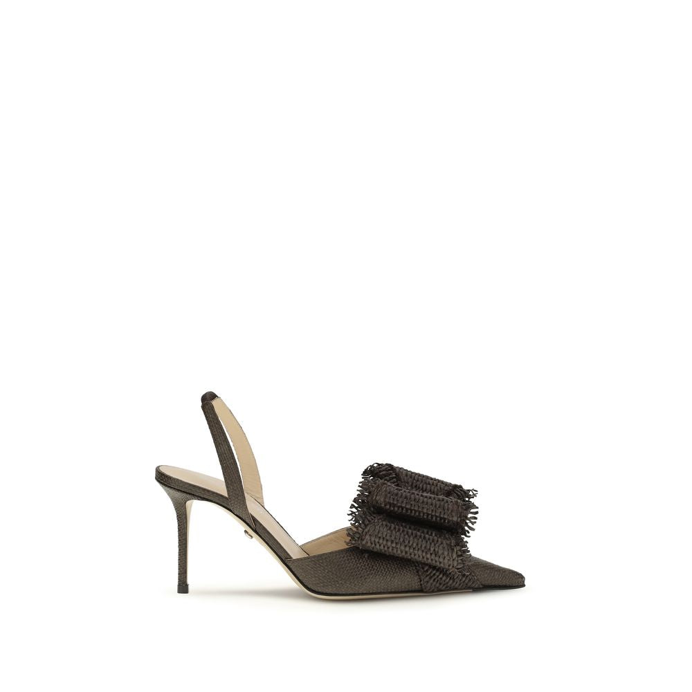 MACH & MACH Brown Raffia Platform Pumps 1728,72470364320,Brown,EU36.5/US6.5,EU36/US6,EU37.5/US7.5,EU37/US7,EU38/US8,EU39/US9,EU40/US10,EU41/US11,MACH & MACH,New with tags,Platforms - Pumps - Shoes,Pumps - Shoes,Shoes,Women