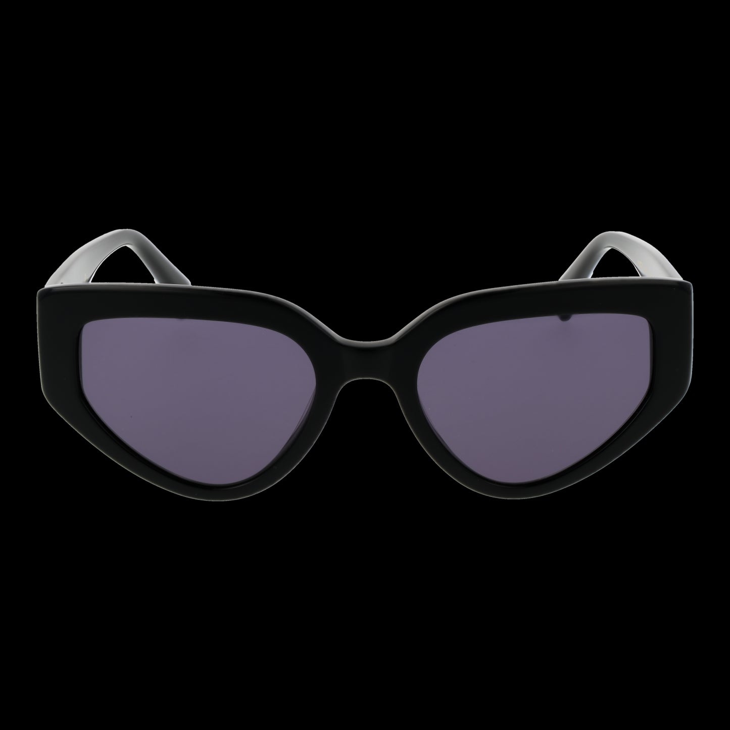 MAJE MOD. MJ5033 52001 stylish black sunglasses for ladies with unique design, front view showing elegant frame and dark lenses.