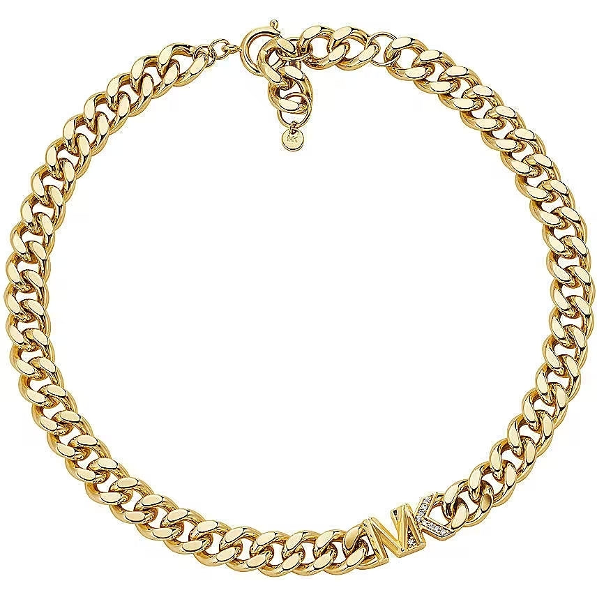 MICHAEL KORS FASHION JEWELS Mod. LOGO NECKLACE DESIGNER FASHION JEWELLERY