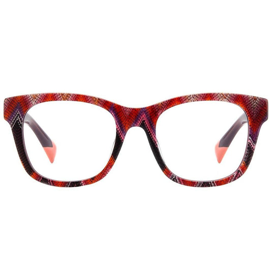 MISSONI MOD. MIS 0104 acetate lady's eyeglasses with colorful pattern design