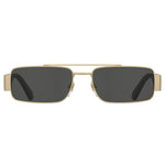 MOSCHINO MOD. MOS184_S unisex metal sunglasses featuring a sleek design and dark lenses in a fashion-forward style.