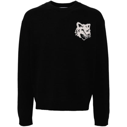 Maison Kitsuné MAISON KITSUNE' Sweaters Black Topwear