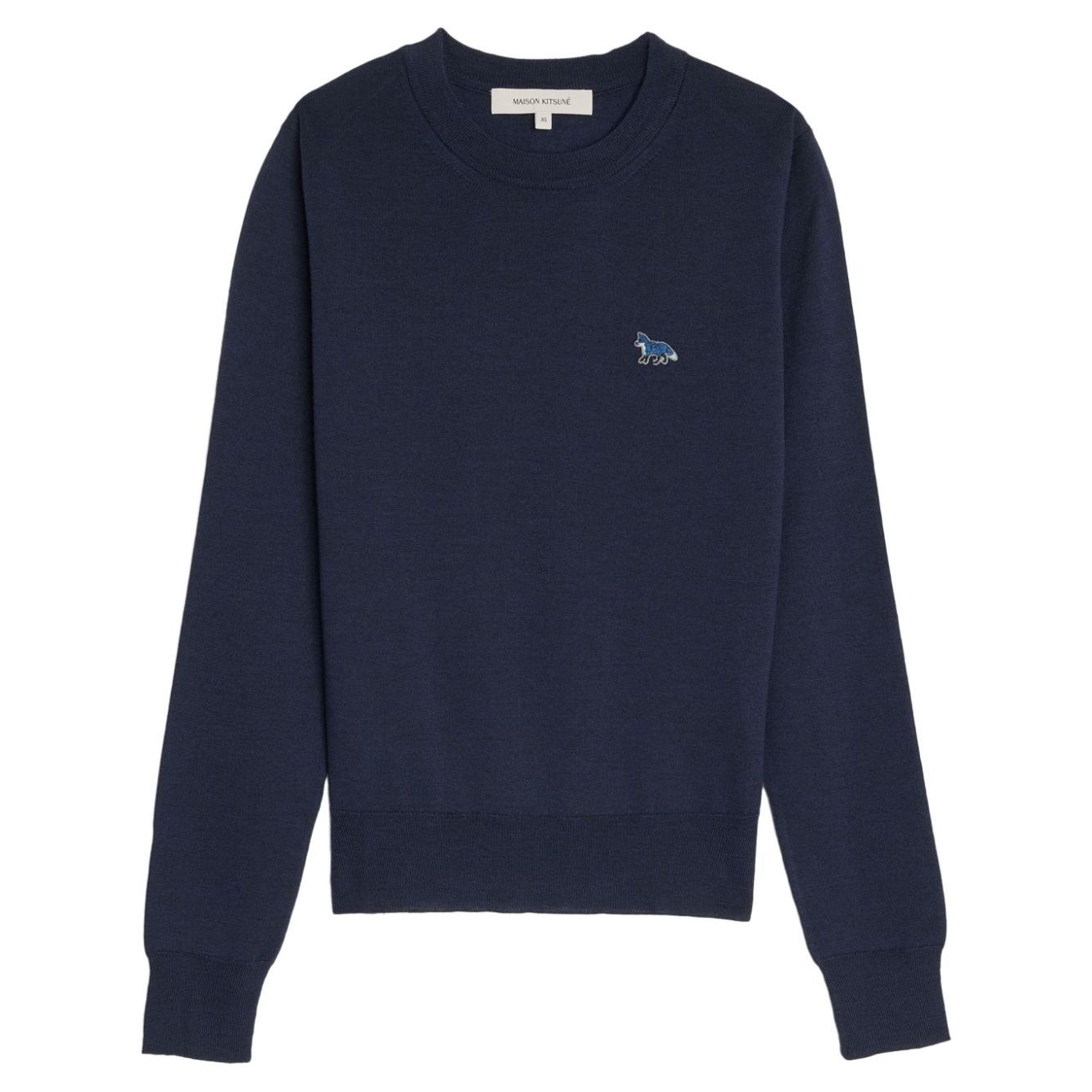 Maison Kitsuné Maison Kitsune W Baby Fox Patch Regular Jumper