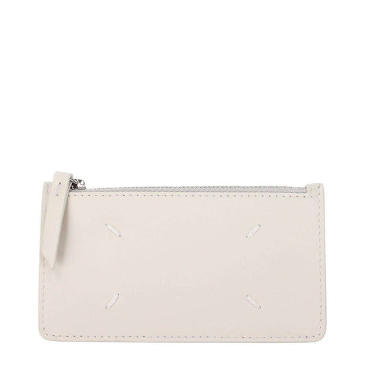 Maison Margiela Beige Leather Wallet