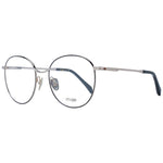 Maje Black Women Glasses Frame, metal full-rim stylish eyewear for women, includes branded case, size 55-19-140, round style.