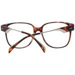 Maje Brown Women Glasses Frame, square style, full-rim acetate frames, demo lenses, branded case included.