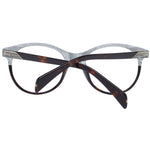 Maje Multicolor Women Glasses Frame, round style, full-rim design, tortoise pattern, plastic material, perfect for stylish and modern looks.