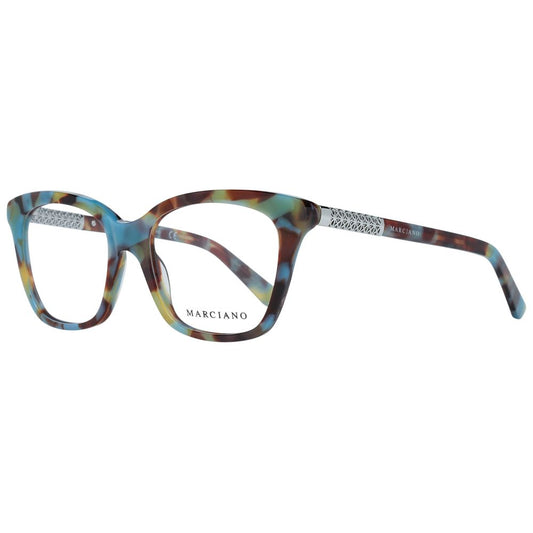 Marciano by Guess Multicolor Women Glasses Frame with square full-rim, acetate and metal material, includes branded case.