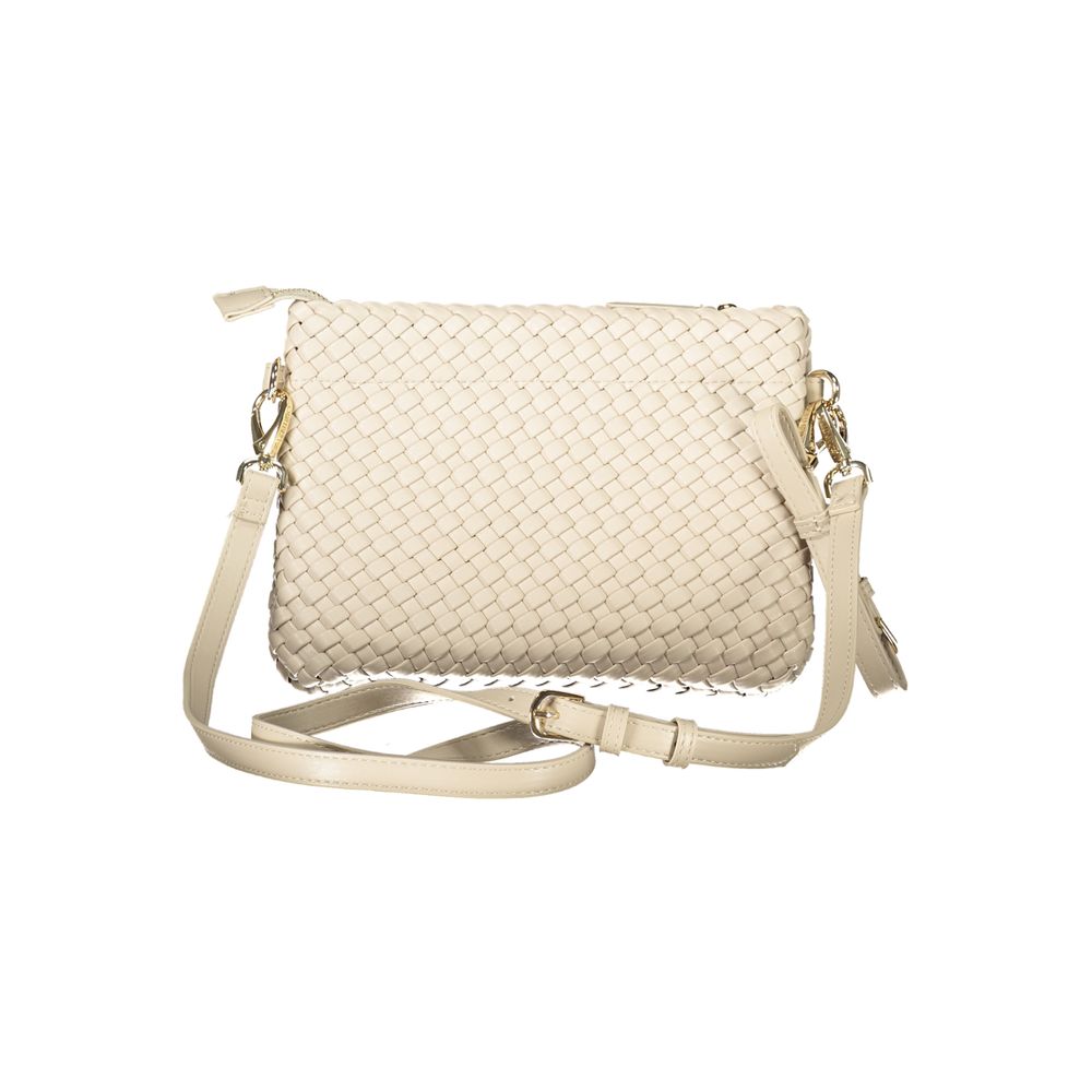 Front view with bag zipped and handles upright.