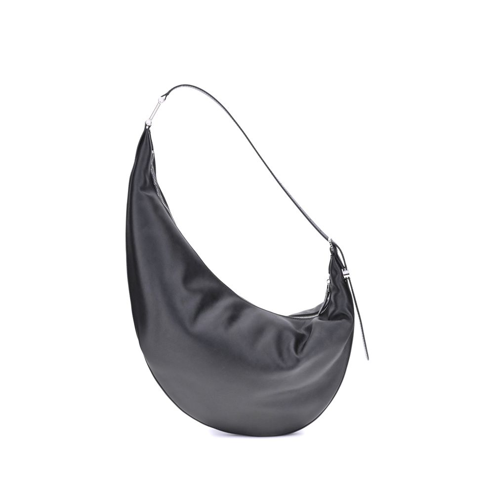 Front view with bag zipped and handles upright.