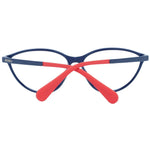 Max & Co Blue Women Glasses Frame in cat eye style with full-rim blue plastic frame and demo lenses, size 55-14-140.