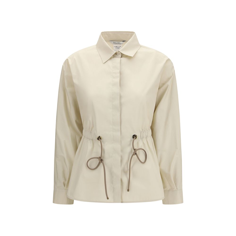 Max Mara Beige Cotton Shell Jacket 1728,72470364320,Beige,Clothing,IT40 | M,IT44 | L,Jackets & Coats - Clothing,Max Mara,New with tags,Shell Jackets - Jackets & Coats - Clothing,Women