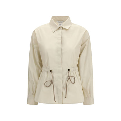Max Mara Beige Cotton Shell Jacket 1728,72470364320,Beige,Clothing,IT40 | M,IT44 | L,Jackets & Coats - Clothing,Max Mara,New with tags,Shell Jackets - Jackets & Coats - Clothing,Women