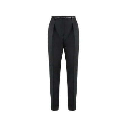 Max Mara Black Elastane Dress Pants