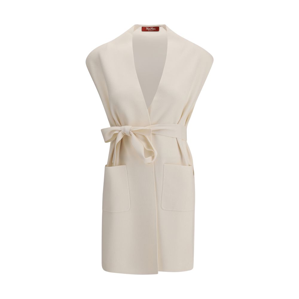 Max Mara Cream Viscose Coat