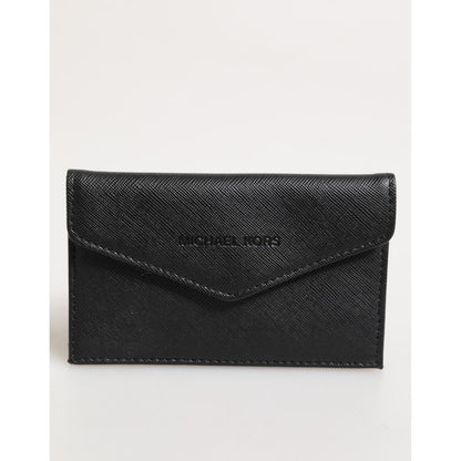 Michael Kors Black Saffiano Leather Envelope Holder Men's Accessory Wallet