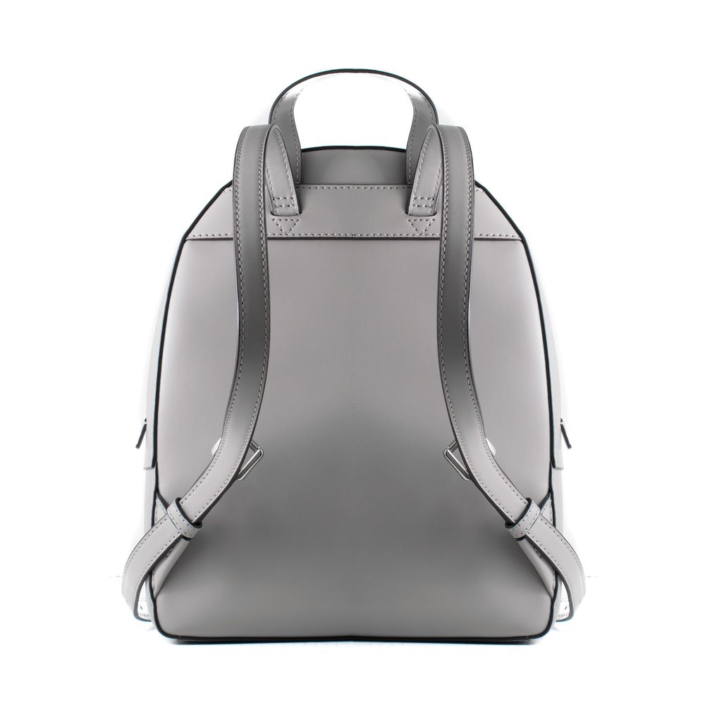 Michael Kors Gray Leather Backpack 1728,67434610848,Backpacks - Bags,Bags,Gray,Michael Kors,New with tags,Women