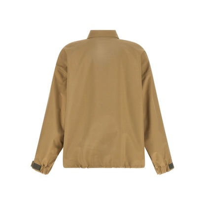 Miu Miu Beige Recycled Polyester Shell Jacket