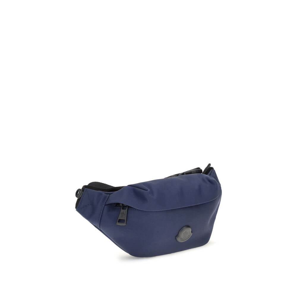 Moncler Blue Nylon Clutch Bag