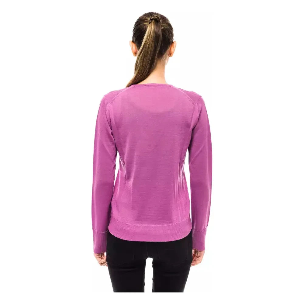 Montana Blu Multicolor Wool Women Sweater
