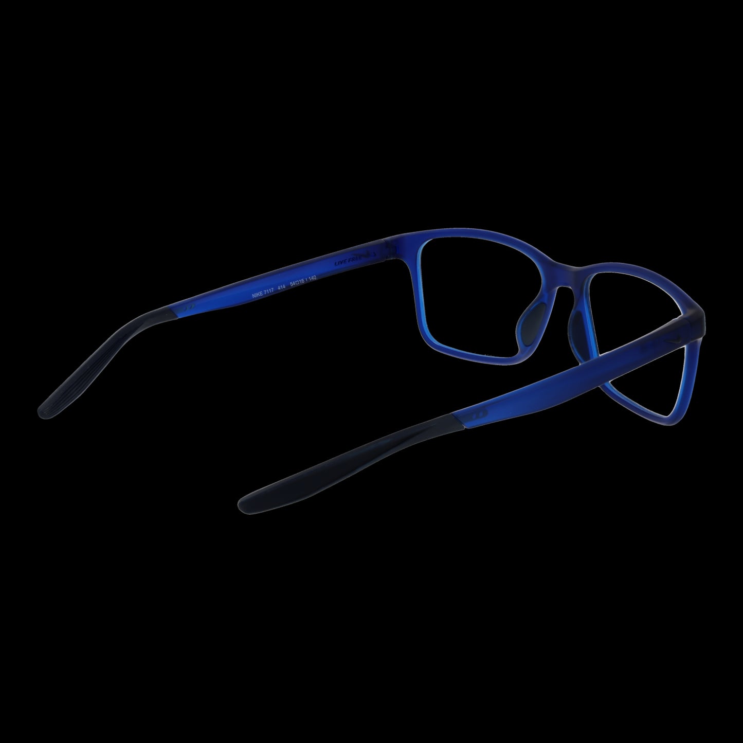 NIKE MOD. NIKE 7117 54414 gent eyeglasses in blue and black frame