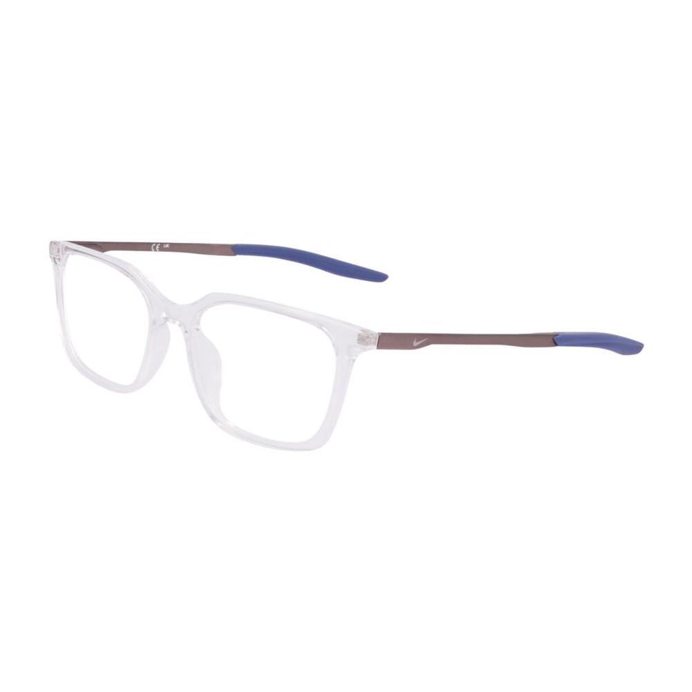 Gent's eyeglasses NIKE MOD. NIKE 7227 in clear frame with blue and brown temples, stylish design for men.