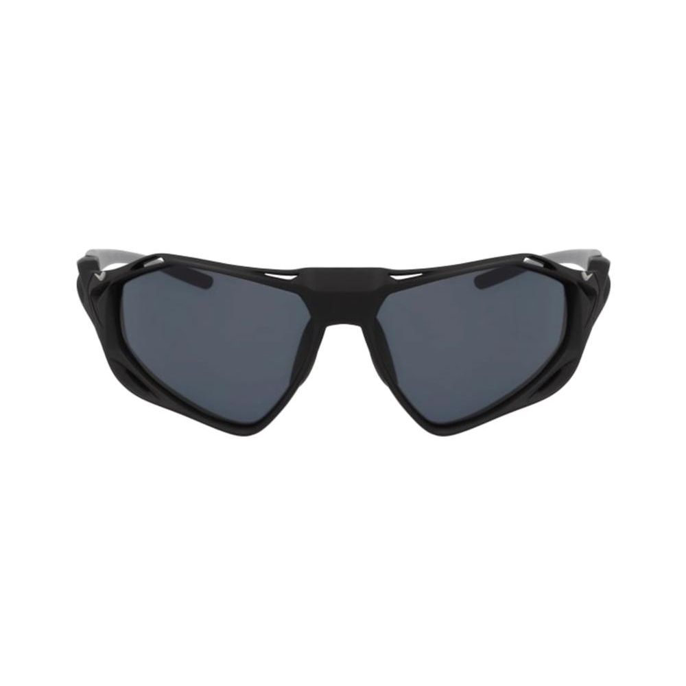 NIKE MOD. NIKE ZEUS RISE IF1120X unisex sunglasses with black frame and dark lenses, front view.